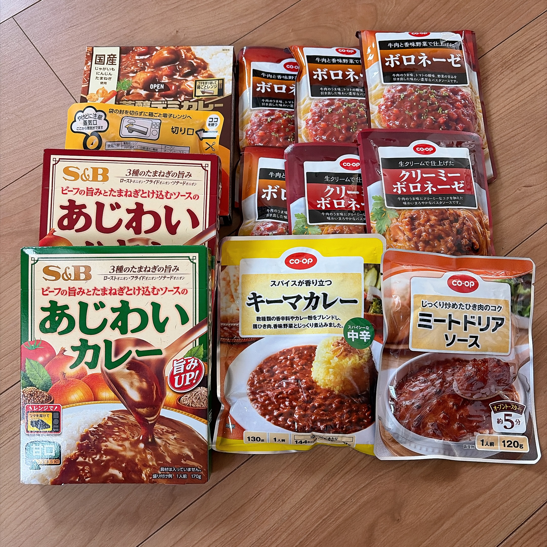 わが家で備蓄しているレトルト食品